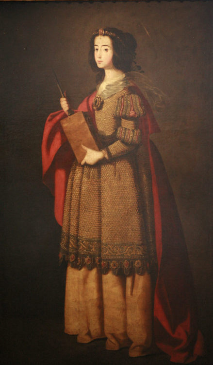  Saints Mathilda and Engracia by Francisco de Zurbaran, 1650