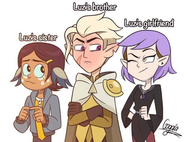 Sibling Anthem Check, The Owl House, Luz's Siblings