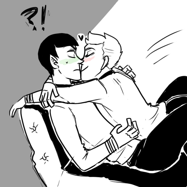 condensed-bloodmilk:   spirk doodle coming through 