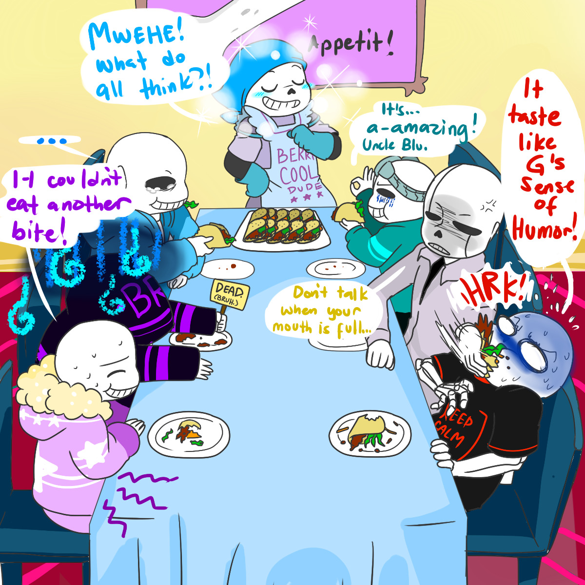 Just an epic sans re-draw/colored i did a while ago, original by yugogeer12  : r/Undertale