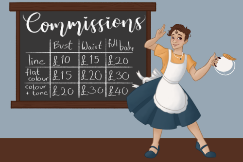 pippintruman: My new commission info is here! There’s a couple of my favourite pieces on the s