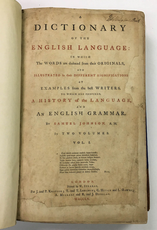 Samuel Johnson is 309 years old today! He was born in 1709 and wrote A Dictionary of the English Lan