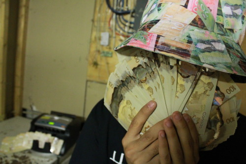 push-the-wall:  money on my mind bucket hat AVAILABLE NOW http://www.pushthewall.bigcartel.com 