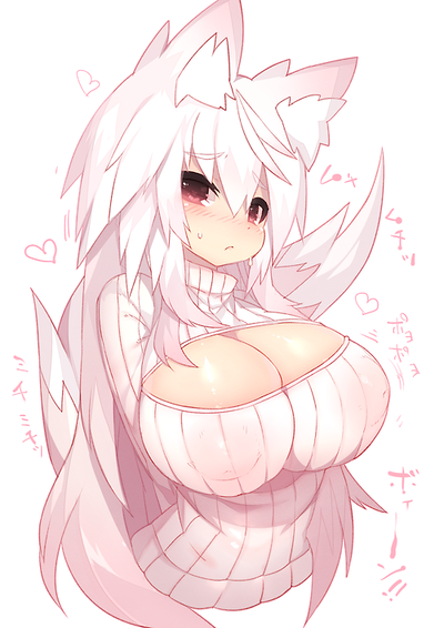 felkina:  “This sweater is clearly your choice isn’t it? You pervert… You just love to see my chest anyway you can.. But it does make me happy to know your excited member was caused by me… Okay get it out and I will show my appreciation, you