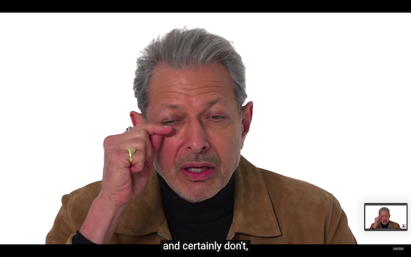 lilyjamesbisexual:  when jeff goldblum understands makeup criticisms better than