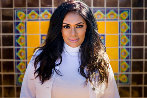 Tinder Badhesha looking gorgeous!  MUA by Claudia Rivas.  © Aaron Fagerstrom