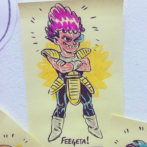 yesthisisaaron: When you work on a show, it’s important to draw the characters in the DBZ univ