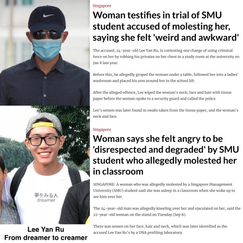 Trending in Singapore News:SMU student ejaculated onto a female acquaintance in a classroom.Part 1:&