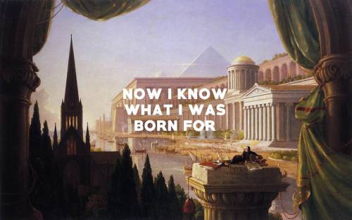 mountainqoats:The Architect’s Dream (1840), Thomas Cole / Going to Cleveland, The Mountain Goats