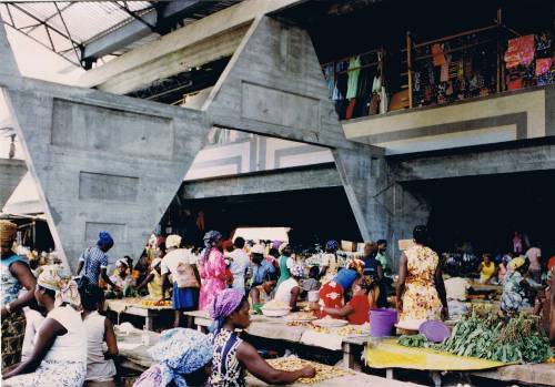 architectureofdoom:  Marché de Mont Bouet, Libreville, Gabon, Raoul van Loo, 1969