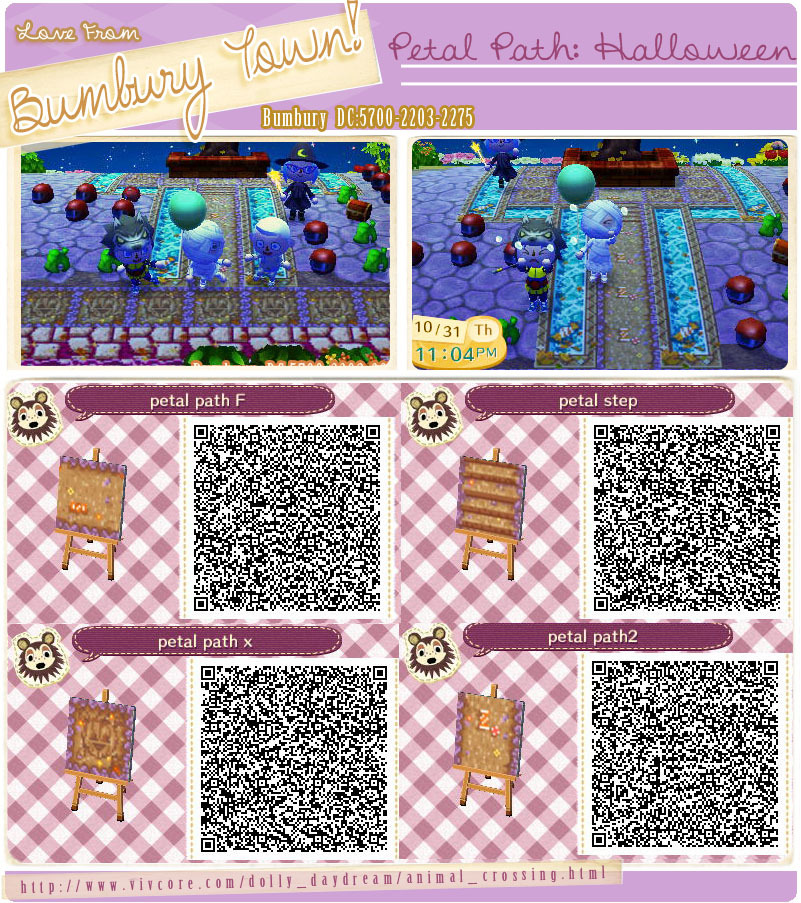 Animal Crossing New Leaf Qr Codes Clover Path