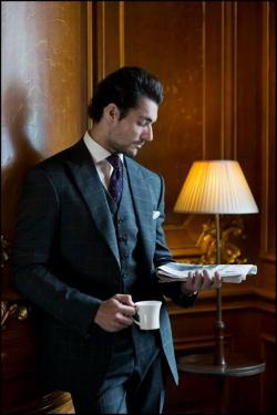 Officialdavidgandy:  David Gandy Wearing Bespoke @Henrypooleco - Shot By @Richhphoto