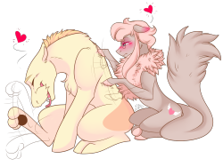 nemovonsilver:dragonfoxgirl:doghorso and