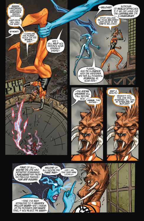 XXX Larfleeze encounters one of the few things photo