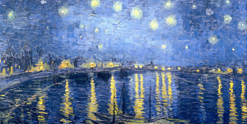 hirohamada:ART HISTORY MEME;Vincent van Gogh + Yellow-Blue Gradient