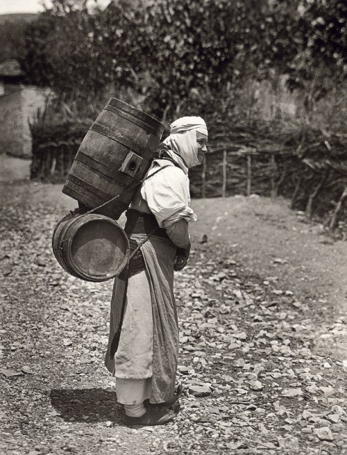 Woman in Delvinaki Epirus,Greece by Fred Boissonnas (1903-1930) 