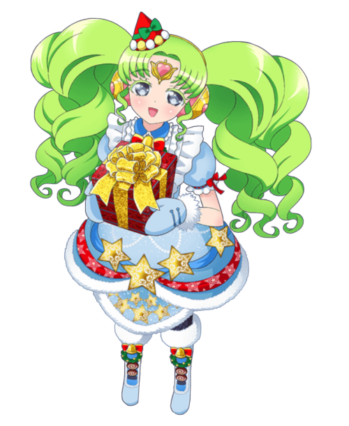 perfectqueen:Falulu Santa White Tree Coord White Christmas Santa Coord