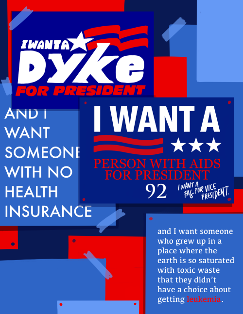 anarchistmemecollective:syrren:A comic adaptation of Zoe Leonard’s “I want a dyke for president” (19