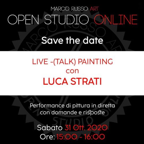 good morning, Saturday I will be a guest of marco russo, for a live painting session, and a chat wit