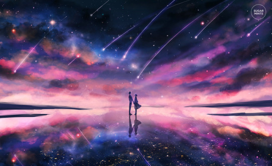 Just you, me and the stars.