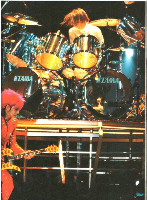 pulsar-the-northstar: Scans from X-Japan: Forever HideLast Live documentary part 1 - June 1998