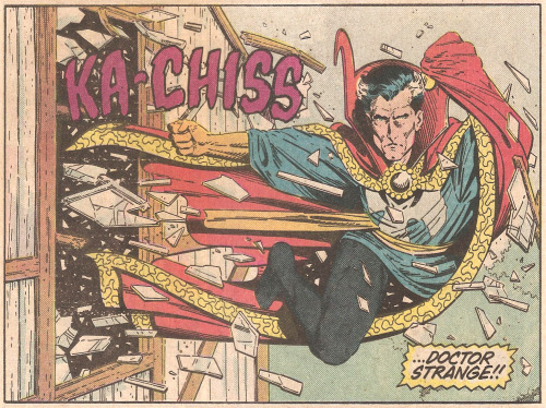 DOCTOR STRANGE!! (by Paul Smith & Terry Austin from Doctor Strange #66, 1984) 