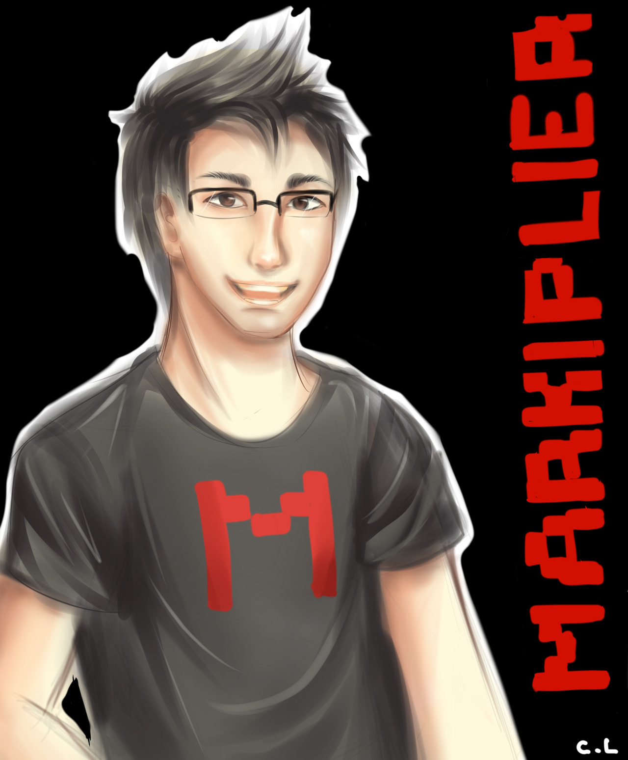 sharlottcrain:  So anime holy fu-  Okay time for some Markiplier fanart because I’ve