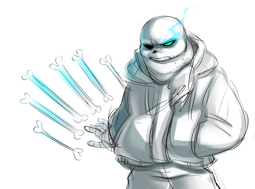 in a sans mood. doodled up some sans