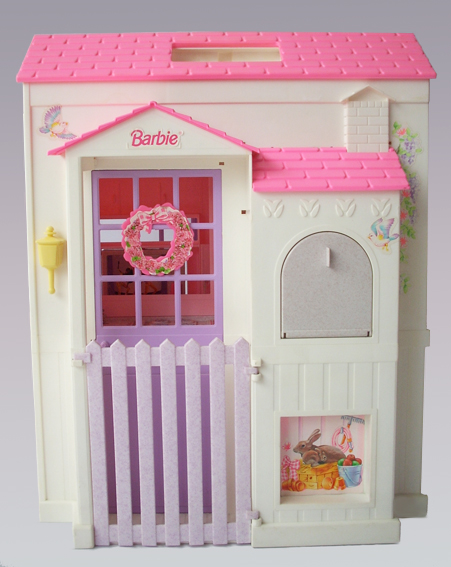 fyretrobarbie:  Barbie Folding Pretty House (1997)