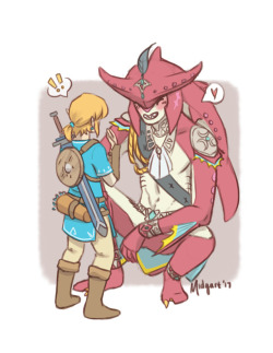 midgart:  I haven’t had much time to play botw yet, but I have met Sidon and that seems to be what really matters, anyways.