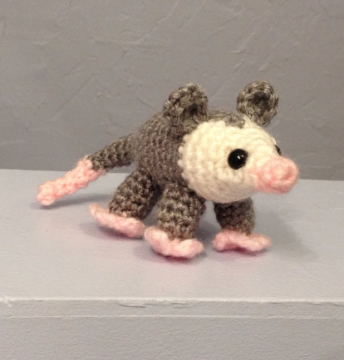 crocheted possum - $18 buy it here!