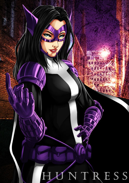 Porn Pics super-hero-center: Huntress by kevzter 