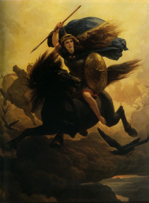 Valkyrie By Peter Nicolai Arbo (1864)