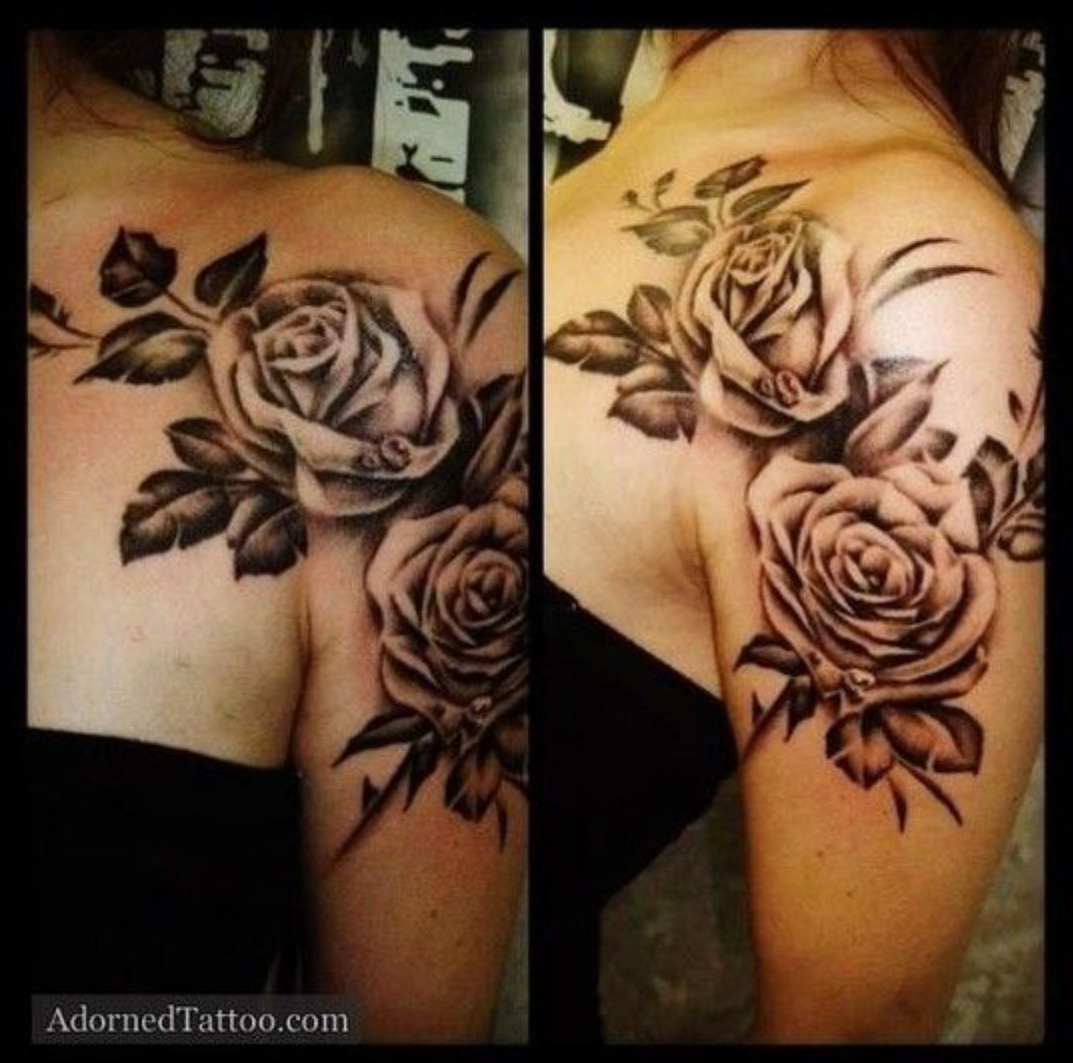 Rose Shoulder Tattoo Pictures Photos and Images for Facebook Tumblr  Pinterest and Twitter