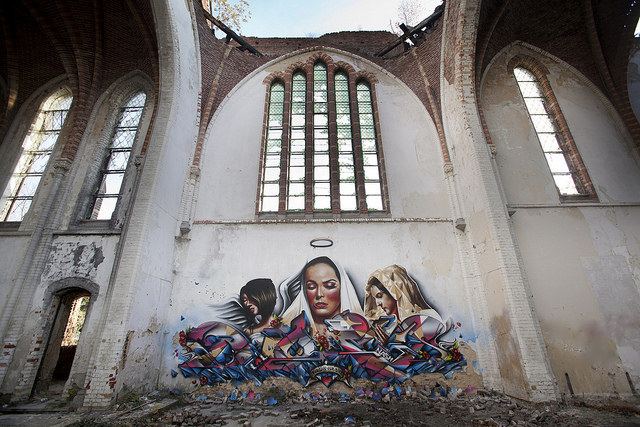 DOES & NASH – Munstergeleen, The Netherlands (before) by Ironlak on Flickr.