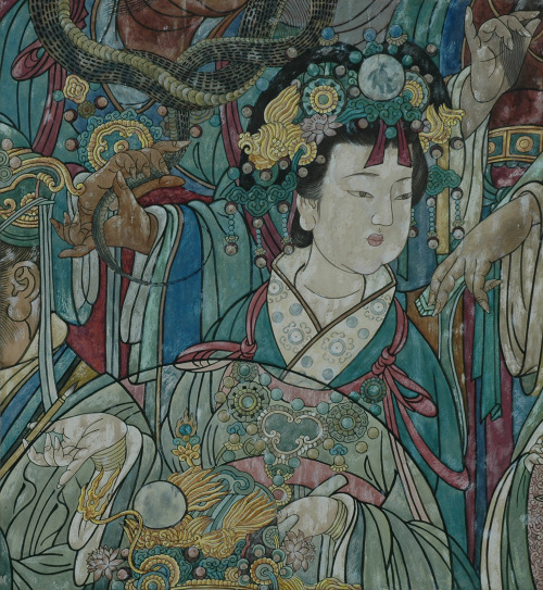  李文成 - 永乐宫壁画临摹 Copy Yongle Temple’s Frescoes by Li Wencheng *The Yongle Temple is located on the east side of Longquan Village, Shanxi Province, is one of the earliest official Taoist temples extant today, and also the most intact