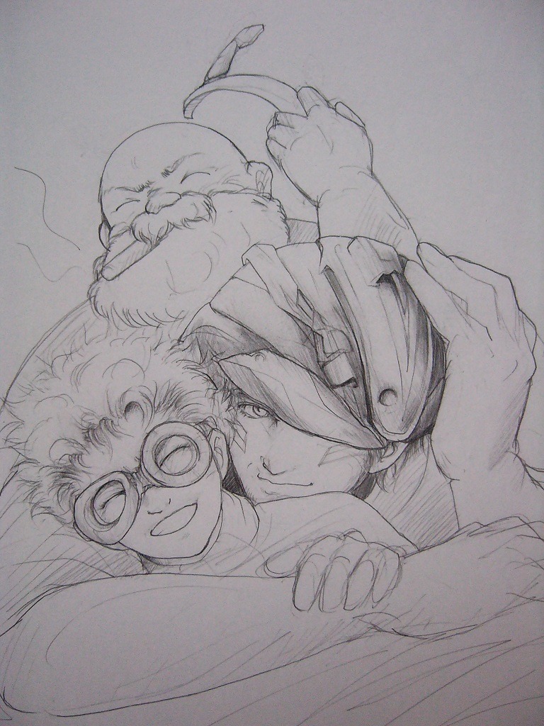 toasttweet:  My Sketchbook (2nd for AOE, just finished) 