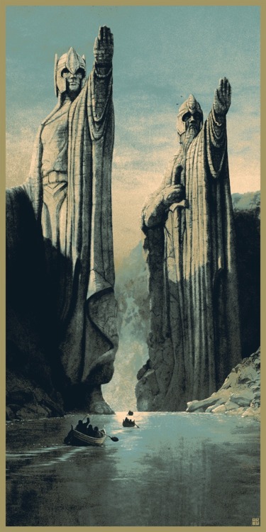 The Lord of the Rings: The Fellowship of the Ring poster by Matt Ferguson.