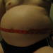 bellyist:Passing 44 inches  and excruciatingly full.  A lot of heavy cream has gone into that tum this week