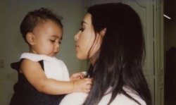 celebritiesrock:  Throwback: Kim and Baby