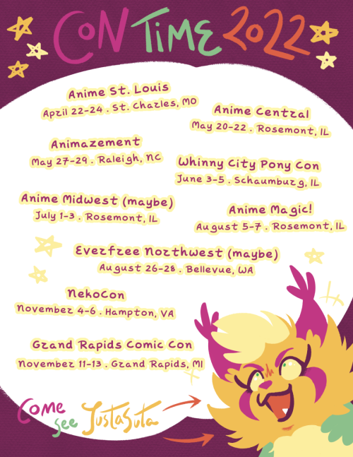 Con Update! Going to a BUNCH of stuff so far and hopefully moooore ;DAnime St. Louis, Anime Central,