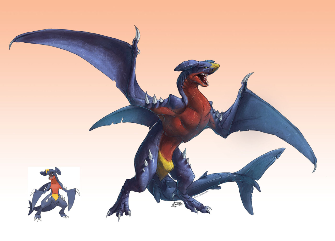 rene-art:  Here’s my realistic Pokémon interpretations so far! They started off