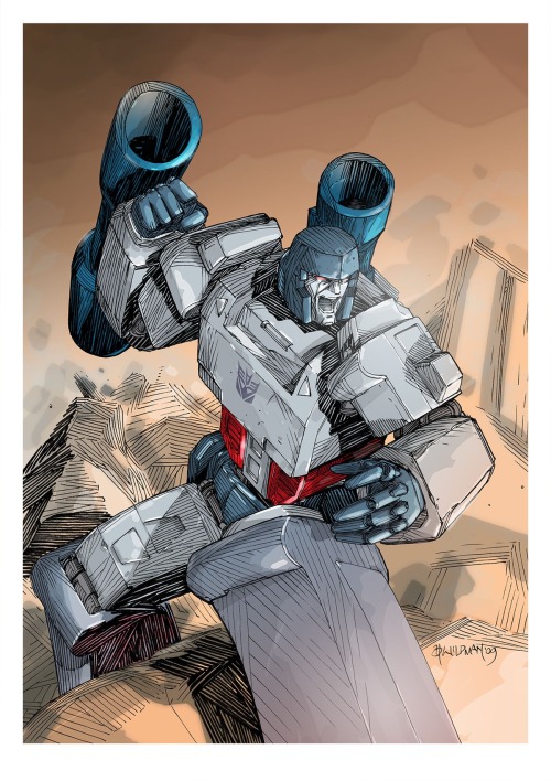 Andrew Wildman “Transformers” Optimus Prime, Bumblebee, Megatron, Ultra Magnus, Rodimus Prime, Thundercracker