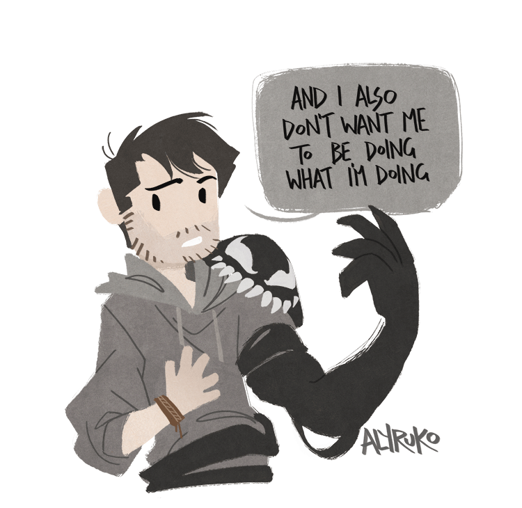 alyruko:summarize a movie with a john mulaney quote