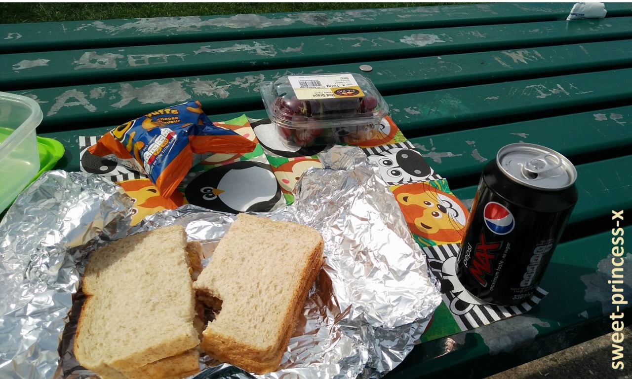 sweet-princess-x:  Yesterday I found a nice place to sit and relax :) Had some sandwiches