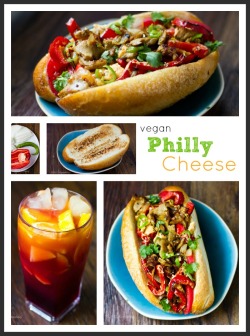 vegan-yums:  Vegan Philly Cheese Sandwich.