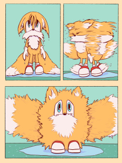 Some adorable baby Tails pieces by CarrieL95521793! : r/SonicTheHedgehog