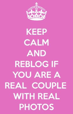 shamelesspersonaarcade:  arcangel2430:  slappyjizz:  Reblog if you are a real couple 🔞  Yes we are a real couple    Of course!