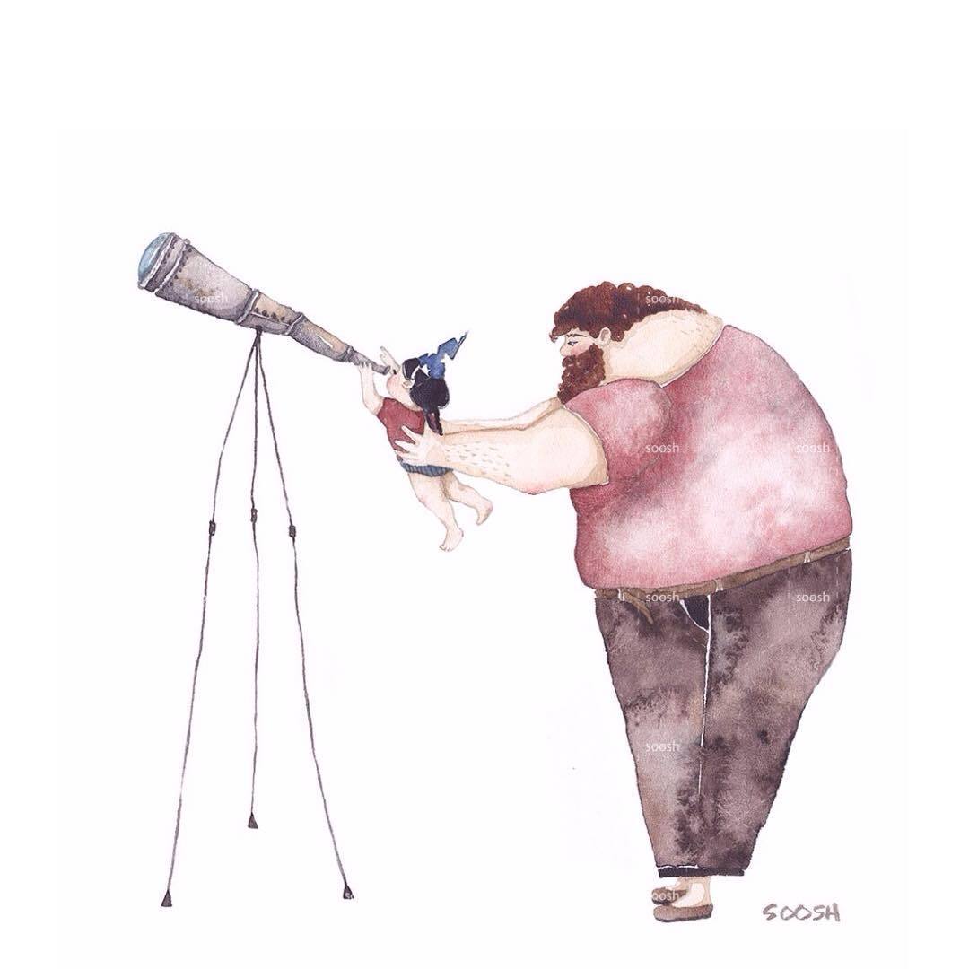  The Inseparable Bond Between Fathers And Daughters Expressed Through 15 New Illustrations