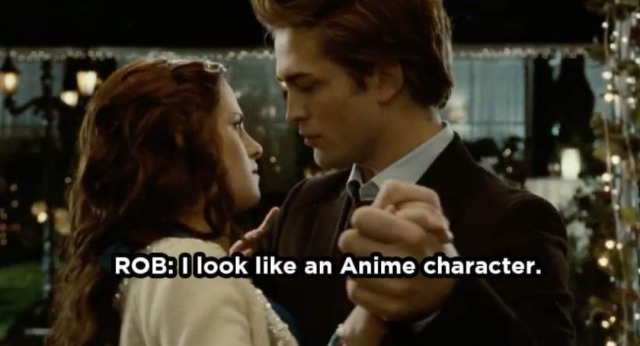 xslytherin:Robert Pattinson’s commentary in Twilight is hilarious 